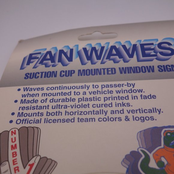 Philadelphia Eagles Fan Waves Suction Cup Mounted Window Sign New with Packaging - Picture 3 of 10